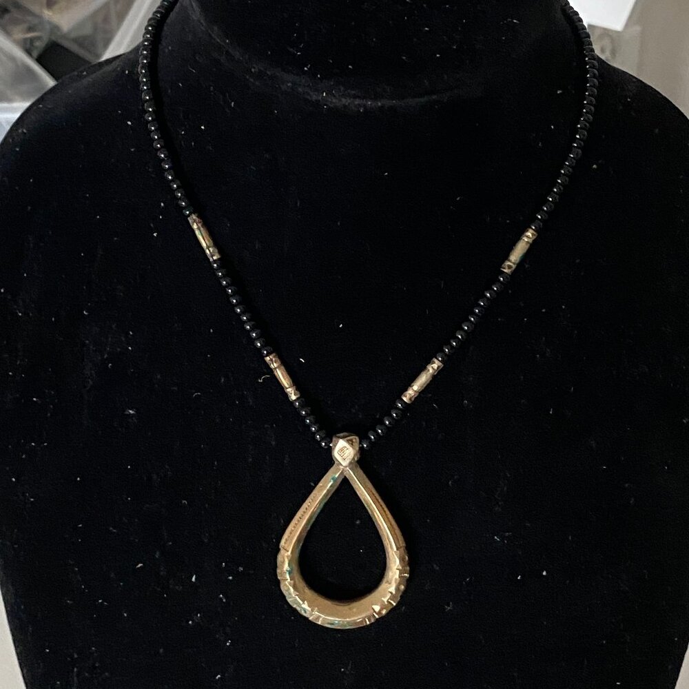 Nigerian Beached Medallion Necklace